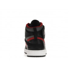 Jordan 1 High FlyEase Black Gym Red Smoke Grey