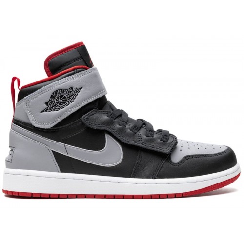 Air Jordan 1 High FlyEase Black Cement - мужская сетка размеров