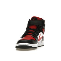 Jordan 1 High FlyEase Black White Fire Red