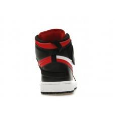 Jordan 1 High FlyEase Black White Fire Red