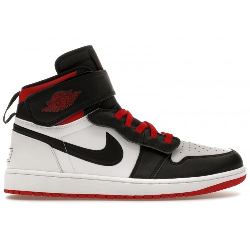 Air Jordan 1 High FlyEase Gym Red Black Toe - мужская сетка размеров
