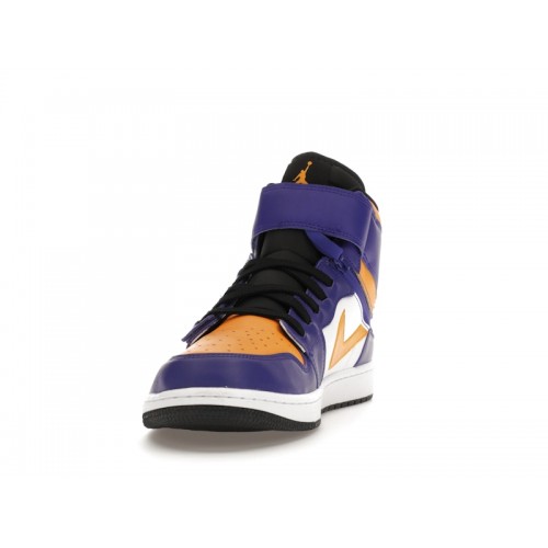 Air Jordan 1 High FlyEase Lakers - мужская сетка размеров
