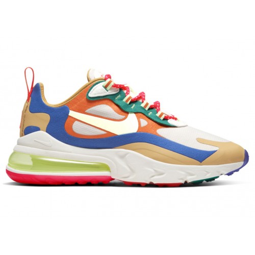 Кроссы Nike Air Max 270 React Multi Color (W) - женская сетка размеров