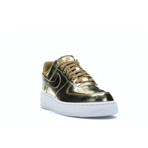 Кроссы Nike Air Force 1 Low Metallic Gold (W) - женская сетка размеров