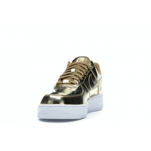 Кроссы Nike Air Force 1 Low Metallic Gold (W) - женская сетка размеров