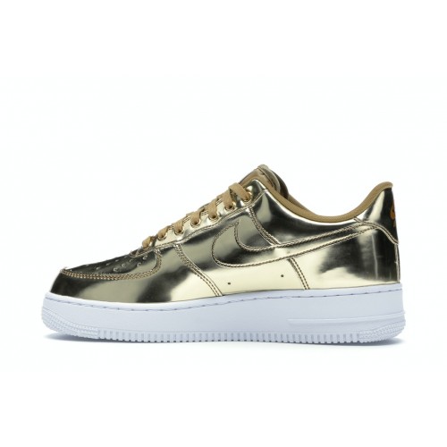 Кроссы Nike Air Force 1 Low Metallic Gold (W) - женская сетка размеров