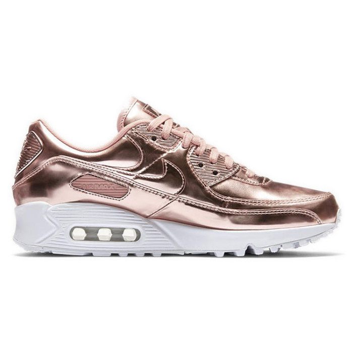 Nike Wmns Air Max 90 Metallic Pack - Rose Gold - женская сетка размеров Nike Wmns Air Max 90 Metallic Pack - Rose Gold - женская сетка размеров