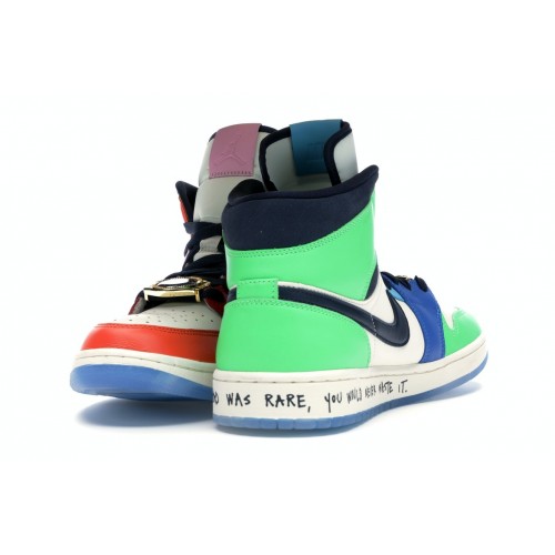 Кроссы Jordan 1 Mid SE Fearless Melody Ehsani (W) - женская сетка размеров