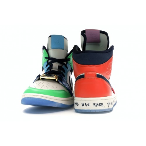 Кроссы Jordan 1 Mid SE Fearless Melody Ehsani (W) - женская сетка размеров