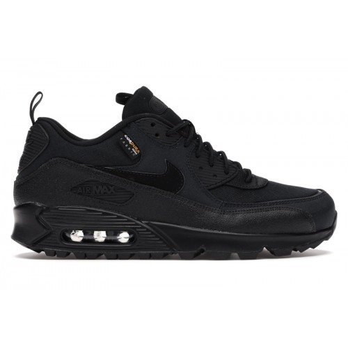 Кроссы Nike Air Max 90 Surplus Black - мужская сетка размеров