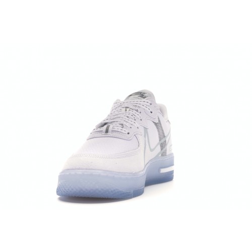 Кроссы Nike Air Force 1 React White Light Bone - мужская сетка размеров