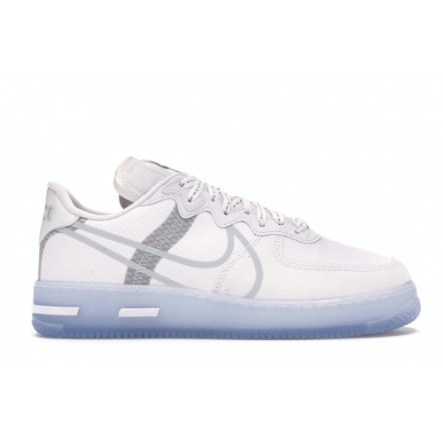 Кроссы Nike Air Force 1 React White Light Bone - мужская сетка размеров