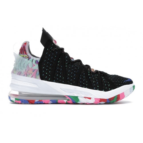 Кроссы Nike LeBron 18 Multicolor - мужская сетка размеров
