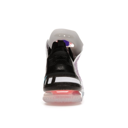 Кроссы Nike LeBron 18 Graffiti Blue Muti-Color - мужская сетка размеров