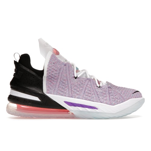 Кроссы Nike LeBron 18 Graffiti Blue Muti-Color - мужская сетка размеров