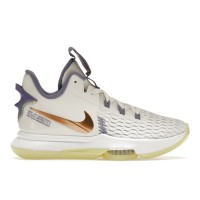 Кроссовки Nike LeBron Witness 5 Summit White Metallic Bronze