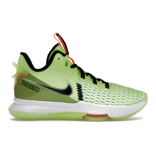 Кроссы Nike LeBron Witness 5 Lime Glow - мужская сетка размеров