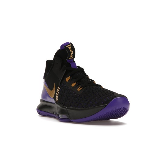 Кроссы Nike LeBron Witness 5 Lakers - мужская сетка размеров