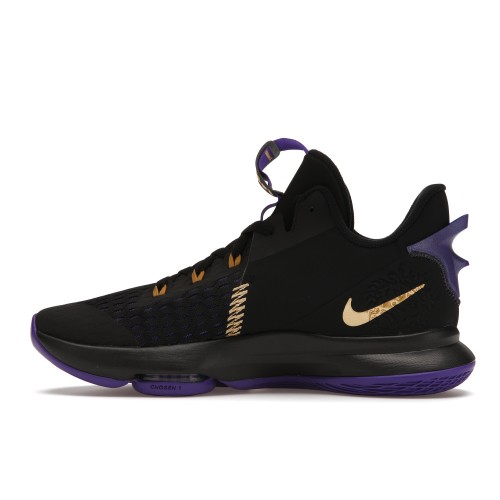 Кроссы Nike LeBron Witness 5 Lakers - мужская сетка размеров