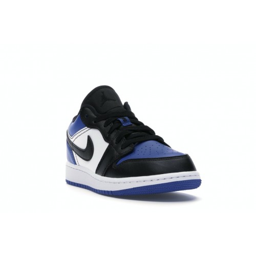 Кроссы Jordan 1 Low Royal Toe (GS) - подростковая сетка размеров