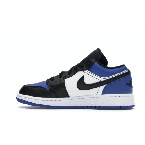Кроссы Jordan 1 Low Royal Toe (GS) - подростковая сетка размеров