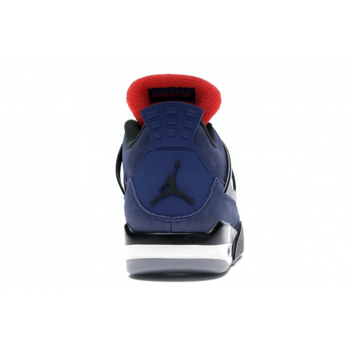 Кроссы Jordan 4 Retro Winterized Loyal Blue - мужская сетка размеров