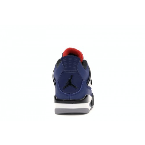 Кроссы Jordan 4 Retro Winterized Loyal Blue (GS) - подростковая сетка размеров