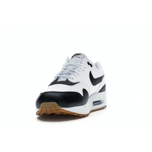 Кроссы Nike Air Max 1 SE White Black Gum - мужская сетка размеров