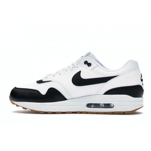 Кроссы Nike Air Max 1 SE White Black Gum - мужская сетка размеров