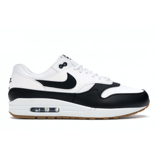 Кроссы Nike Air Max 1 SE White Black Gum - мужская сетка размеров