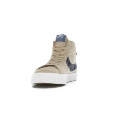 Кроссовки Nike SB Zoom Blazer Mid Sashiko Sesame