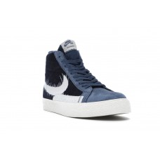Кроссовки Nike SB Zoom Blazer Mid Sashiko Mystic Navy