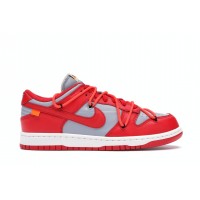 Кроссовки Nike Dunk Low Off-White University Red