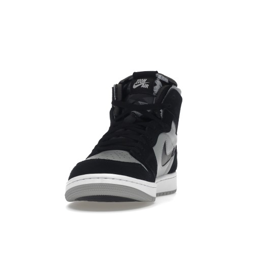 Кроссы Jordan 1 Zoom CMFT Black Light Smoke Grey - мужская сетка размеров
