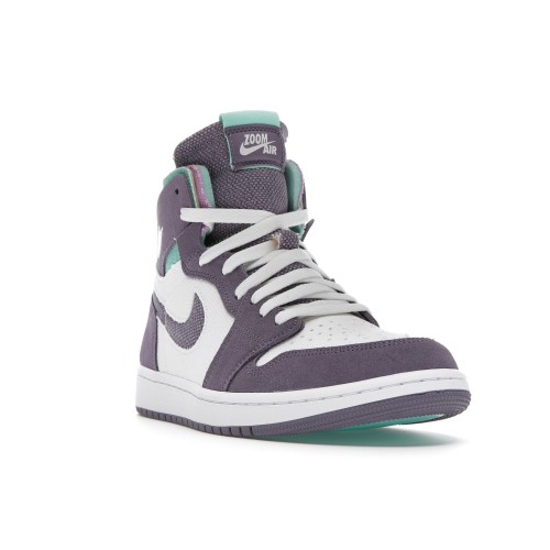 Кроссы Jordan 1 High Zoom Air CMFT White Daybreak Tropical Twist - мужская сетка размеров