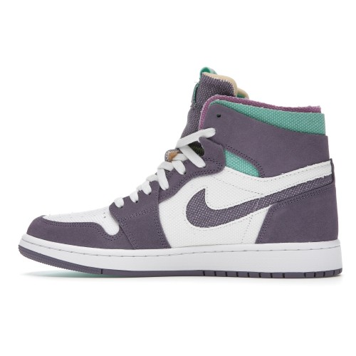 Кроссы Jordan 1 High Zoom Air CMFT White Daybreak Tropical Twist - мужская сетка размеров