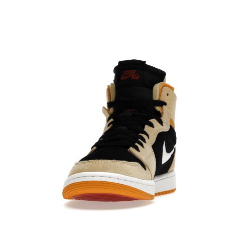 Кроссы Jordan 1 High Zoom Air CMFT Pumpkin Spice - мужская сетка размеров