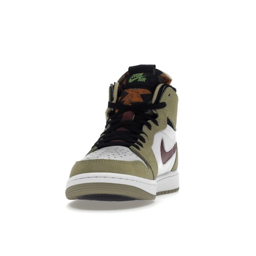 Кроссы Jordan 1 Zoom CMFT Neutral Olive - мужская сетка размеров