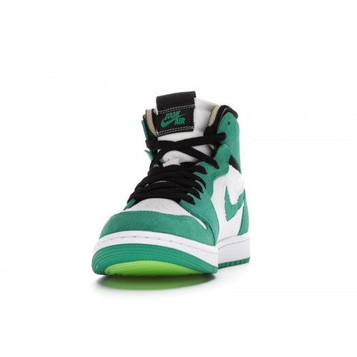 Кроссы Jordan 1 High Zoom Air CMFT Stadium Green - мужская сетка размеров
