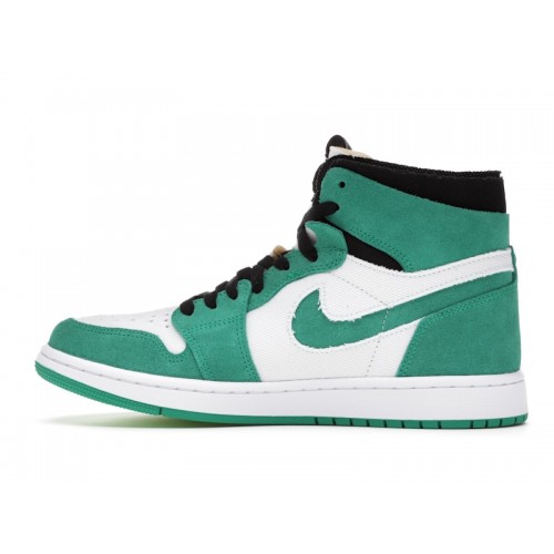 Кроссы Jordan 1 High Zoom Air CMFT Stadium Green - мужская сетка размеров