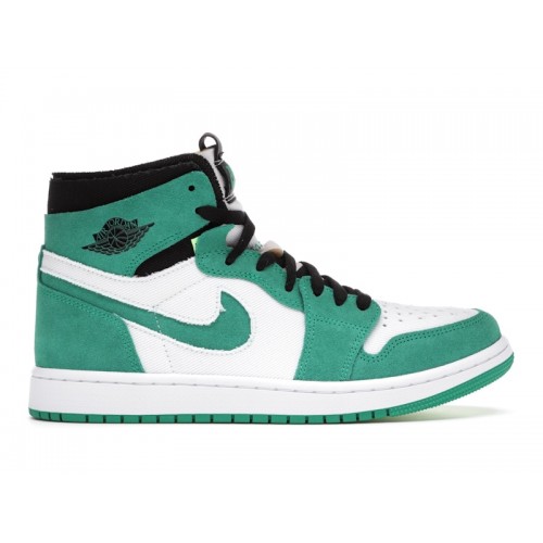 Кроссы Jordan 1 High Zoom Air CMFT Stadium Green - мужская сетка размеров