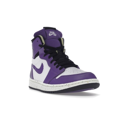Кроссы Jordan 1 High Zoom Air CMFT Crater Purple - мужская сетка размеров