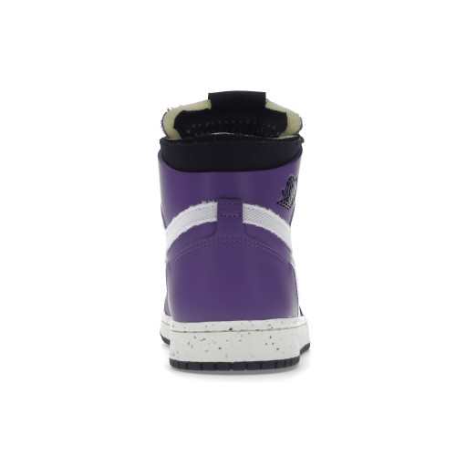 Кроссы Jordan 1 High Zoom Air CMFT Crater Purple - мужская сетка размеров