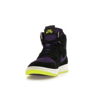 Женские Jordan 1 High Zoom Air CMFT Black Court Purple Lemon Venom (W)