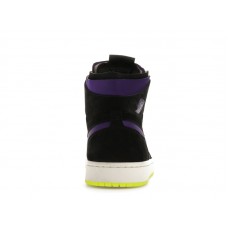 Женские Jordan 1 High Zoom Air CMFT Black Court Purple Lemon Venom (W)