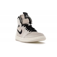 Женские Jordan 1 High Zoom Air CMFT Summit White Black (W)