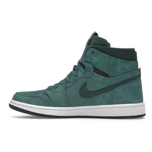 Кроссы Jordan 1 High Zoom Air CMFT Emerald Green (W) - женская сетка размеров