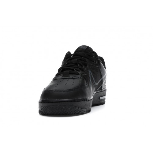 Кроссы Nike Air Force 1 React Black Anthracite - мужская сетка размеров