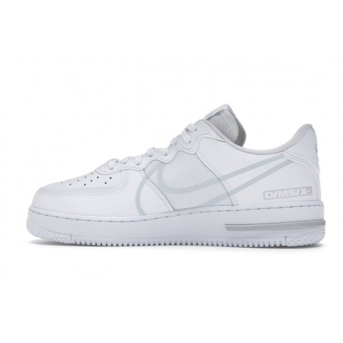 Кроссы Nike Air Force 1 React White - мужская сетка размеров