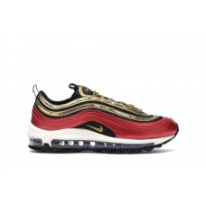 Женские кроссовки Nike Air Max 97 Red Gold Sequin (W)